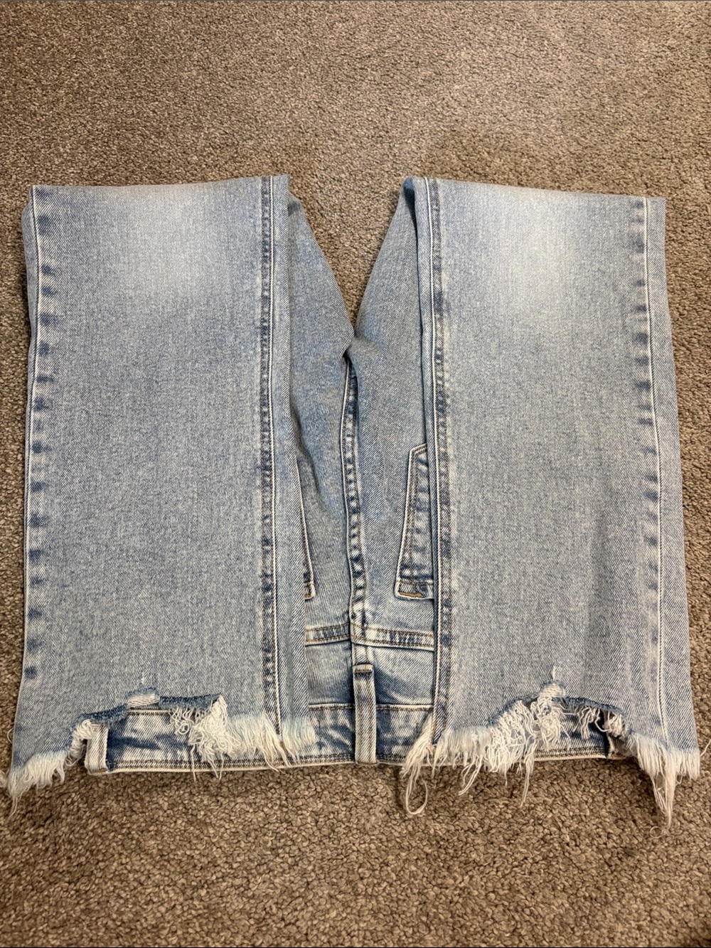 KanCan Light Wash Cropped Wide Leg Jeans - Picture 4 of 6